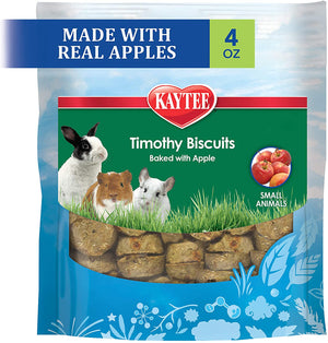 Kaytee Timothy Biscuits Baked Treat Apple 4 oz