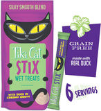 Cat Food, Tiki Cat Stix Wet Treats, Grain Free with duck and Creamy Gravy