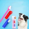 Pet Finger Toothbrush Dog Brush Breath Double Head