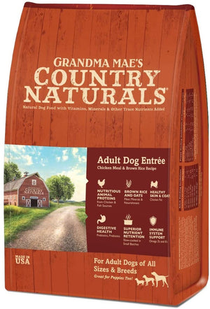 Grandma Mae'S Country Naturals Food For Adult Dogs, 4-Pound Bag