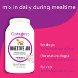 Optagest by InClover, Dog Digestion Support, Organic Natural Prebiotic Daily Pet Supplement, Aids Dog Digestion, Supplements Dog GI Tract, Natural Plant Enzymes Help Dog Health, USDA NASC Certified