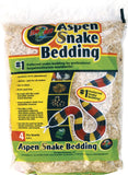 Zoo Med Laboratories Inc-Aspen Snake Bedding- Natural 4 Quart