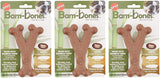 NEW Ethical Pet 3 Pack of Bam-Bone Wish Bone Dog Toys, 5.25 Inches, Bacon Flavor