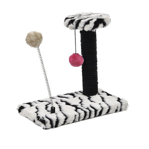 Wood cat scratching post, cat towers with Toys