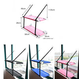 NEW Double Deck Hammock For Cats Pet Window Beds Seats