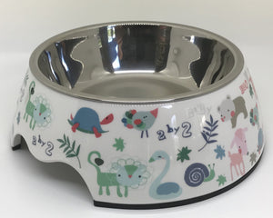 NEW Animal Print Medium Size Dog Bowl