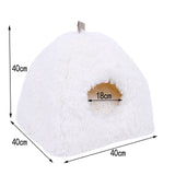 Pet Dog Bed House Warm Soft Breathable